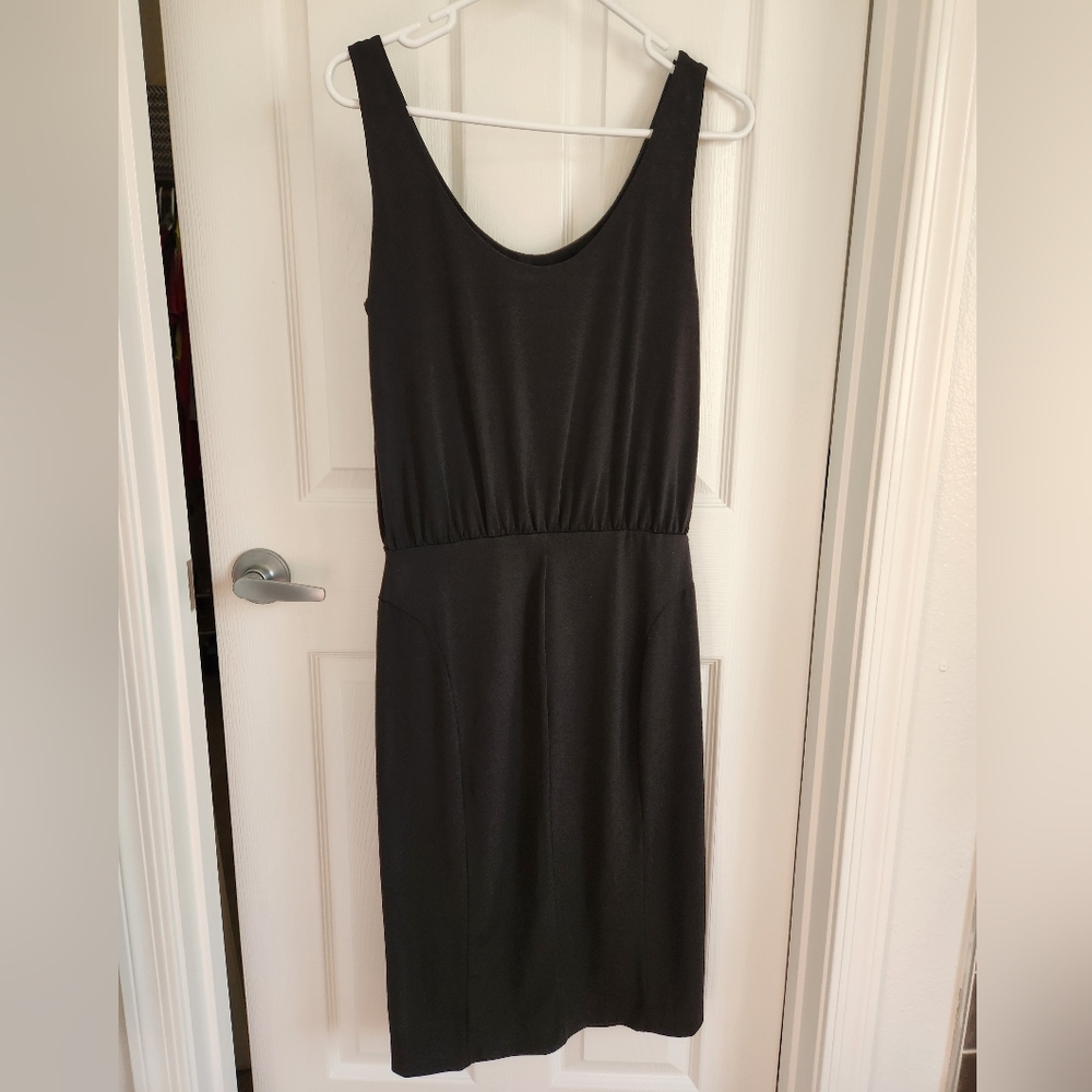 Black Midi Sleeveless Shape Wear Dress